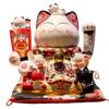 Automatic Waving Fortune Cat Figurine - New Style Housewarming Gift for Front Desk or Shop