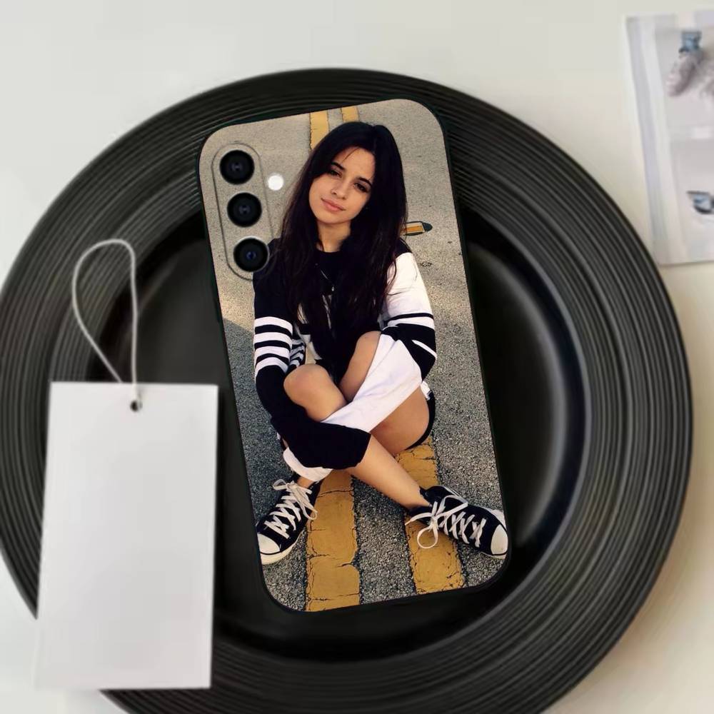 Американская певица C-Camila C-Cabello Чехол для телефона для Samsung Galaxy A73,A72,A71,A70,A53,A52,A51,Другие Мягкий Черный Чехол