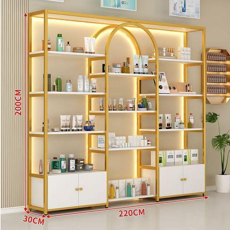 Multifunctional Light Luxury Display Shelf for Cosmetics & Nail Art