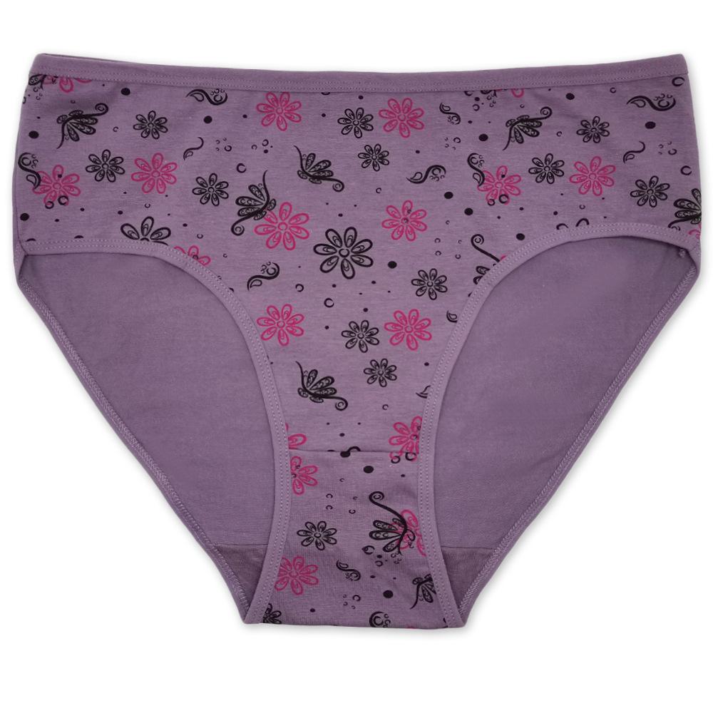 Женские трусики больших размеров, нижнее белье из хлопка со средней талией и цветочным принтом, сексуальные кружевные трусы, нижнее белье, 6 шт.