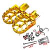 Durable Footpegs Rest Rest Pedal Pedal CNC Hot Dirt Bike Foot Pegs  Electric Dirt Bike