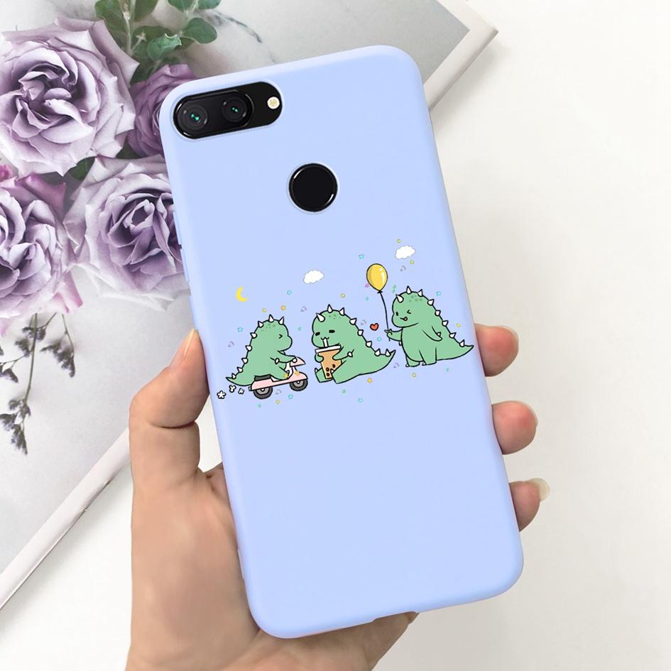 For Xiaomi Mi 8 Lite Case 6.26" Fashion Landscape Girls Bumper Soft Silicone Phone Cover For Xiomi Mi 8 Lite Funda Mi8Lite Pouch