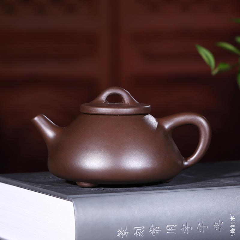 120 мл Китайский исинский чайник Zisha Xishi, чайник ручной работы, фиолетовый глиняный костюм, чайник для пуэра Tieguanyin, украшение для чайного стола