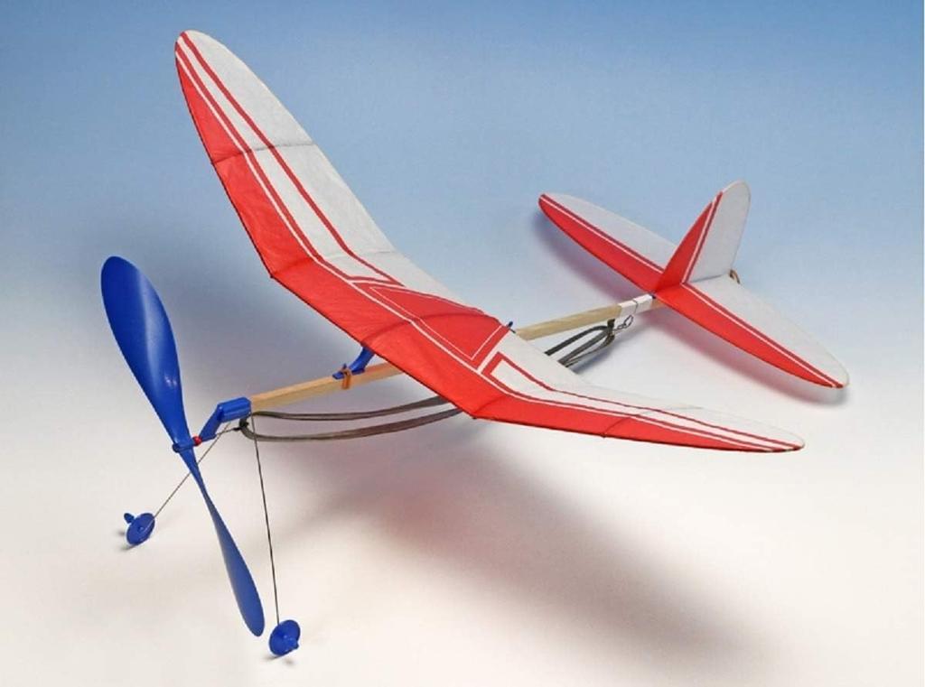 Studio Mid Bag Light Plane A Class Pegasus Rubber Powered Model Airplane Kit LP-04