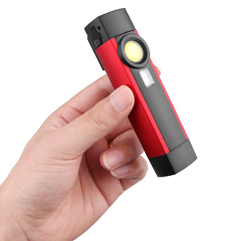 XPE COB Светодиодный фонарик USB Перезаряжаемый светодиодный рабочий фонарь Магнитный уличный портативный рабочий фонарь