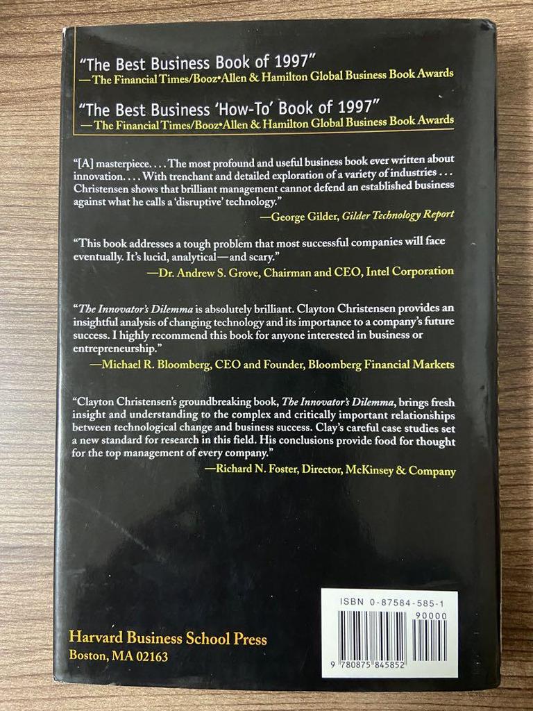[USED] The Innovator's Dilemma (Hard Cover)