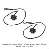 2x Rear Trunk Parcel Shelf String Hanging Rope Parts 1K6863447A Easy To Install 1K6863447 A Directly