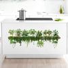 Полка для комнатных растений Наклейка на стену Водонепроницаемая ПВХ Самоклеящаяся Гостиная Спальня Домашний офис Полка для комнатных растений Декоративная наклейка