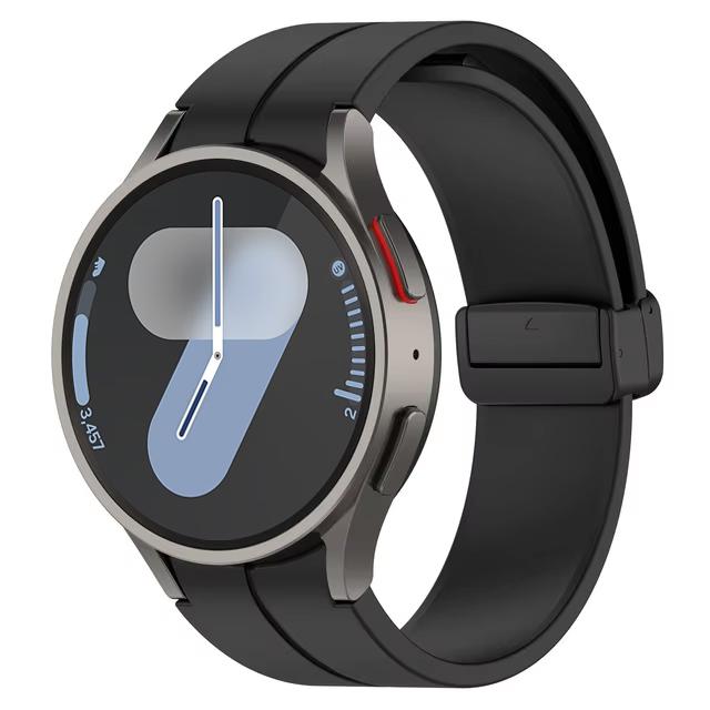 Ремешок для Samsung Watch 6 ремешок 7/4/5/5 Pro/4 6 classic 44мм 40мм Без зазоров Магнитный ремень Силиконовый браслет correa Galaxy Watch 7