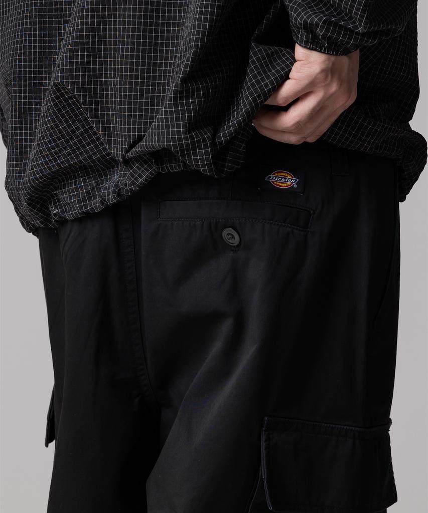 Dickies Стирка Свободный крой Твил Брюки-карго Черный