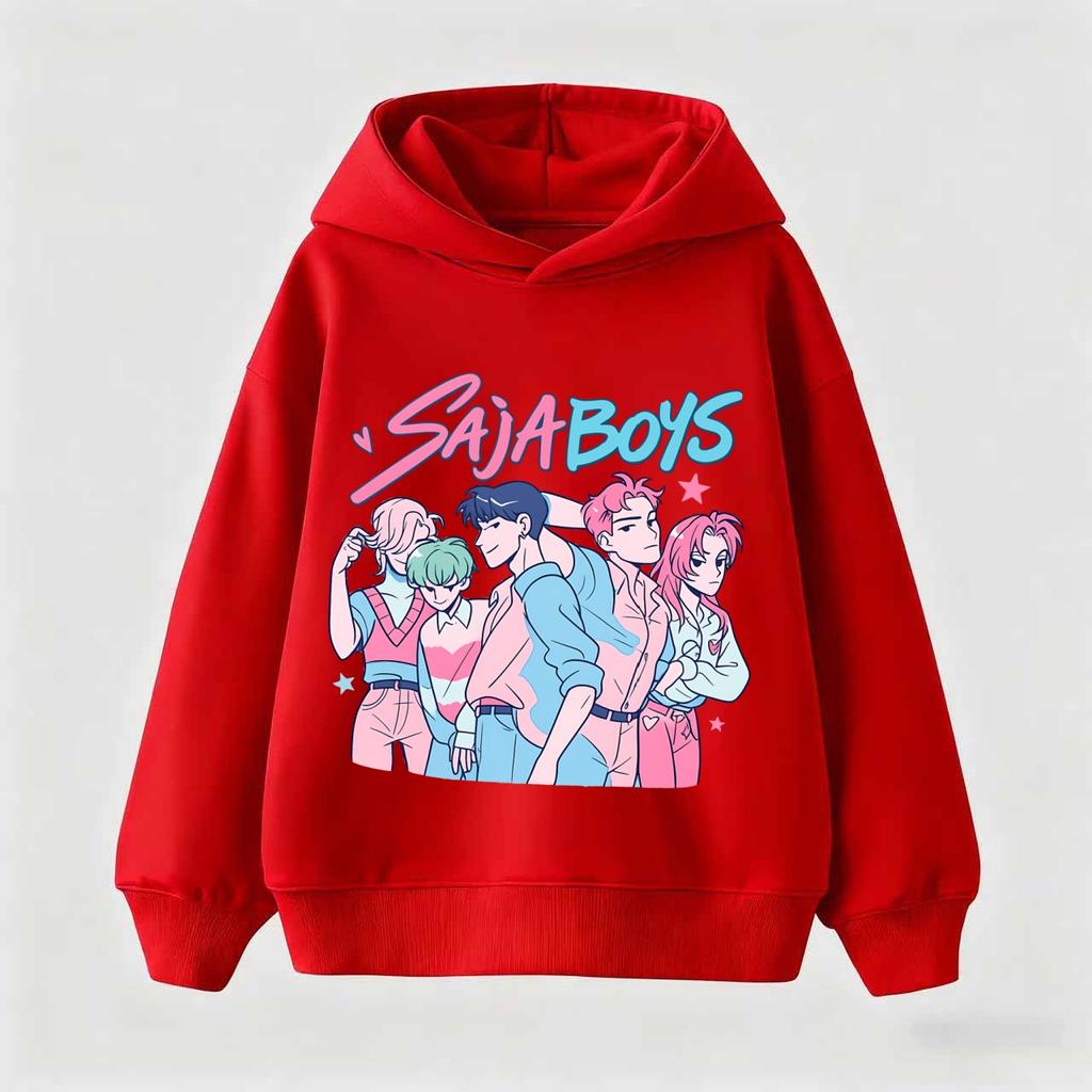 K-pop Охотники на демонов Милое худи для детей Аниме Милая толстовка с капюшоном Мальчики Девочки Весна Осень Мода Спортивные худи Подарки