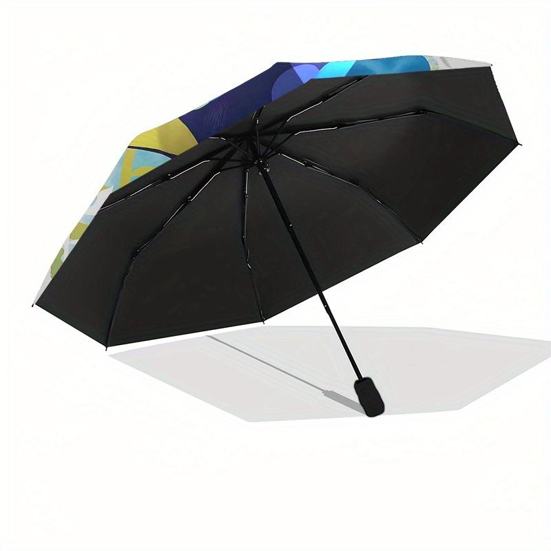 Disney Dory, Nemo Automatic Open/Close Umbrella - Cute Umbrella with Cute Design, Portable 3-Fold Compact Umbrella for Men & Women, Valentin