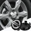 4Pcs 60mm Car Wheel Center Hub Caps Rims Cover For X-trail Qashqai J10 J11 Note Juke Patrol Leaf Tiida Auto Accessorie