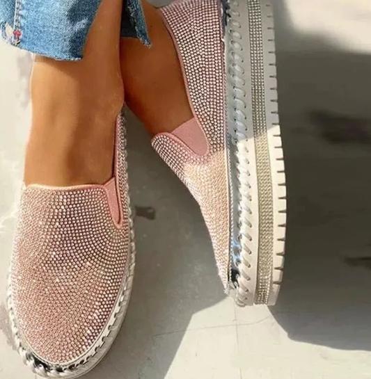 Модные женские мокасины слипоны, сетчатые кроссовки, декор печенье, низкая плоская обувь