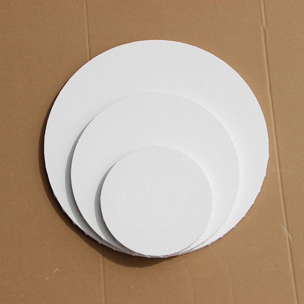 Хлопок Утолщенный для Художника Живописца Деревянная Доска для Живописи Доска для Рисования Рамка для Картины Круглый Холст