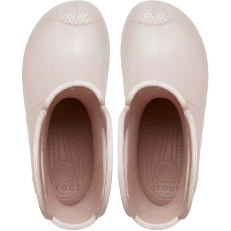 Crocs Управляйся с этим Универсальные Удобные Нескользящие Прочные Низкие Детские Туфли Обувь для Малышей Розовые 211056-6UR