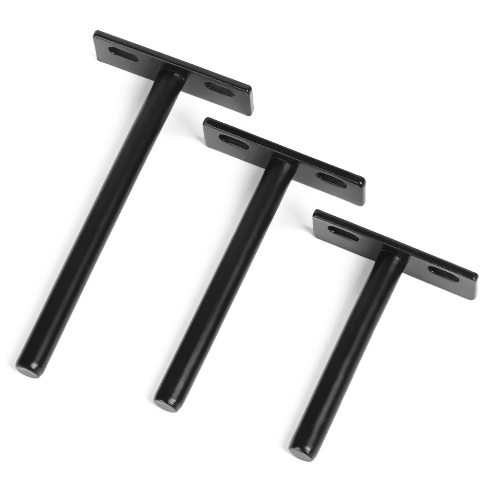 Screw Mounting Plate Floating Hidden Wall Shelves Supports Shelf Bracket Concealed Metal Brackets