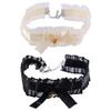 Choker Lolita Lace Maid Cosplay Neck Jewelry Korean Necklace Woman Clavicle Chain Bow Bell Necklace