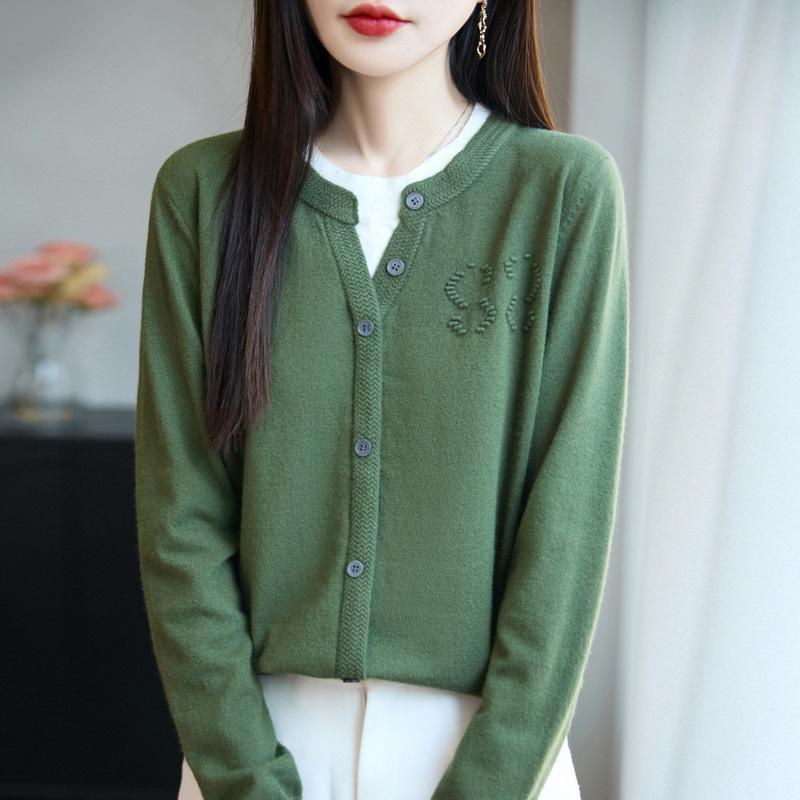 25 осенне-зимних женских трикотажных изделий: Кардиган из двух частей с бархатистой текстурой Энди, в корейском стиле