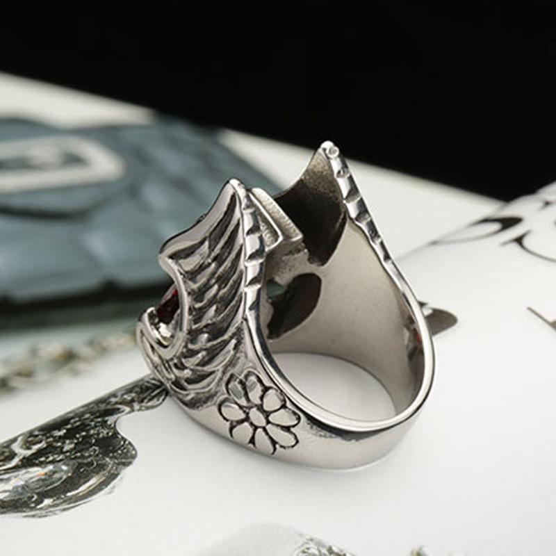 Мужской панк-индивидуальный узор из титановых стальных колец Кольцо Тора