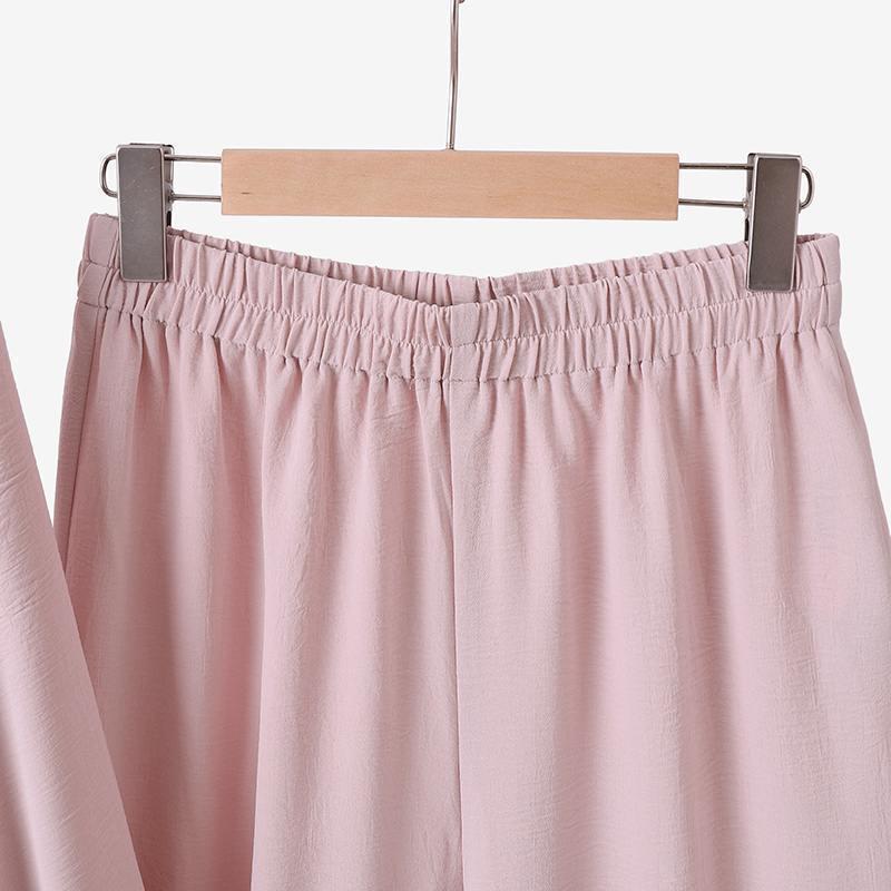 Женский костюм-двойка в арабском стиле: Рубашка с длинными рукавами и брюки на весну и осень