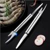 5pcs Stainless Steel Shrimp Line Knife Shell Peeling Tool Fast Shrimp Peeler Fish Knife Small Intestine Cleaning Home Kitchen Tools