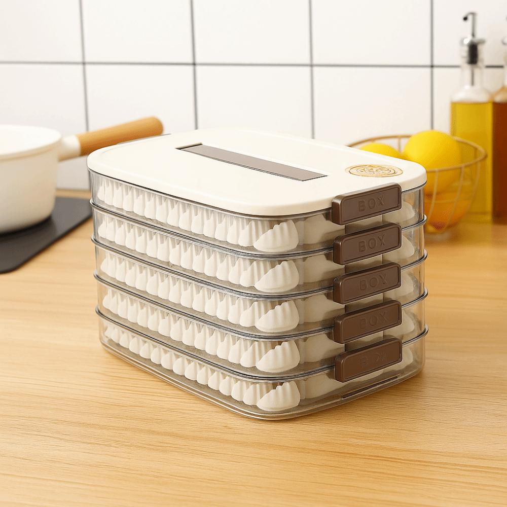 Пищевой контейнер для замороженных пельменей, прозрачный контейнер для хранения в холодильнике для дома