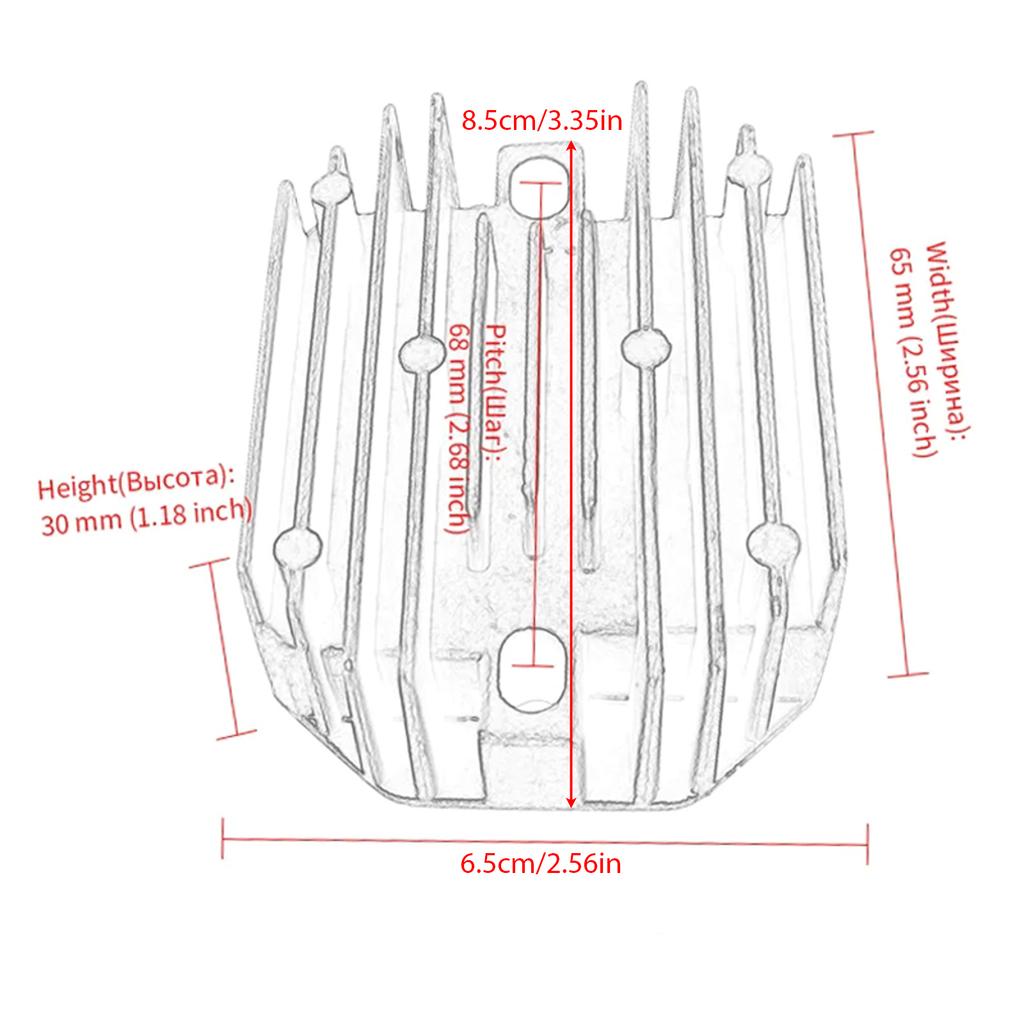 Выпрямитель регулятора напряжения мотоциклов для Yanmar 119653-7771011 119640-77711 RS5121 Простота установки