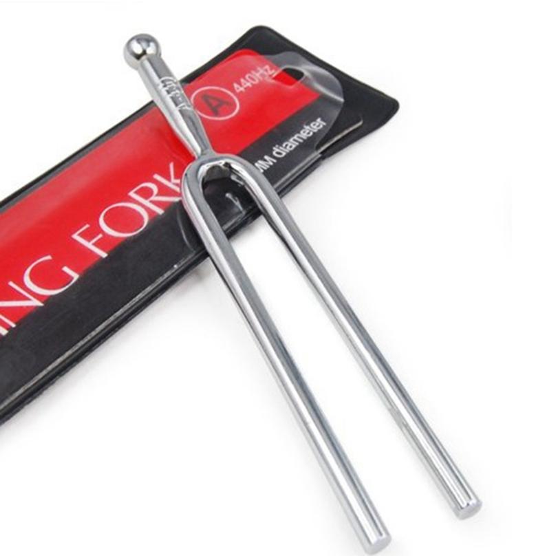 Музыкальный камертон (круглый) Вилка для фортепиано 440 Гц Тюнер Аккорд из нержавеющей стали для скрипки