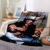 Retro Cool B-Bob Dylan Merchandise Blanket Fleece Home Popular Singer Throw Blanket Cozy Ultra-Soft for Couch Quilt