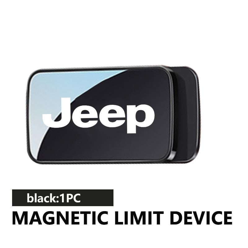 EPY1 Car Logo Seat Belt Magnetic Stabilizer Decorative Accessories For Jeep Cherokee Patriot Liberty Wrangler JK JL Commander