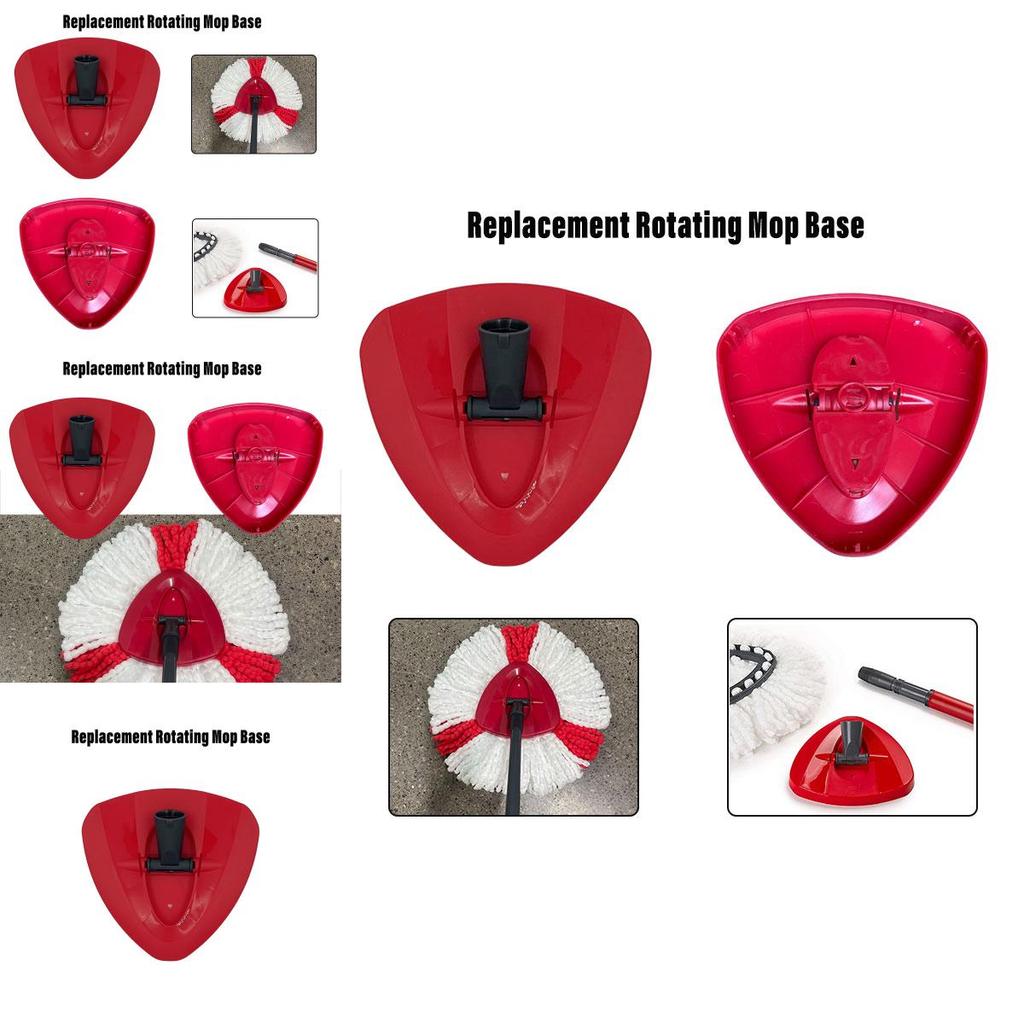 High-quality Red Triangle Mop Head Replacement For Vileda O-cedar Plastic Mop Superior Cleaning Performance