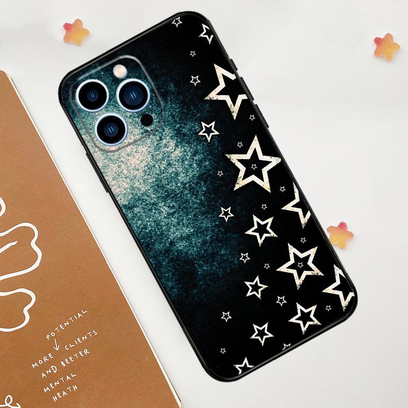 Stars Colourful Case For iPhone 11 12 13 14 15 16 Pro Max 15 16 Plus 13 12 Mini X XS XR Cover