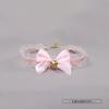 A Handmade Olita Neck Bell Accessory Prop Lace Bow Bell Collar Bow Tie Handmade