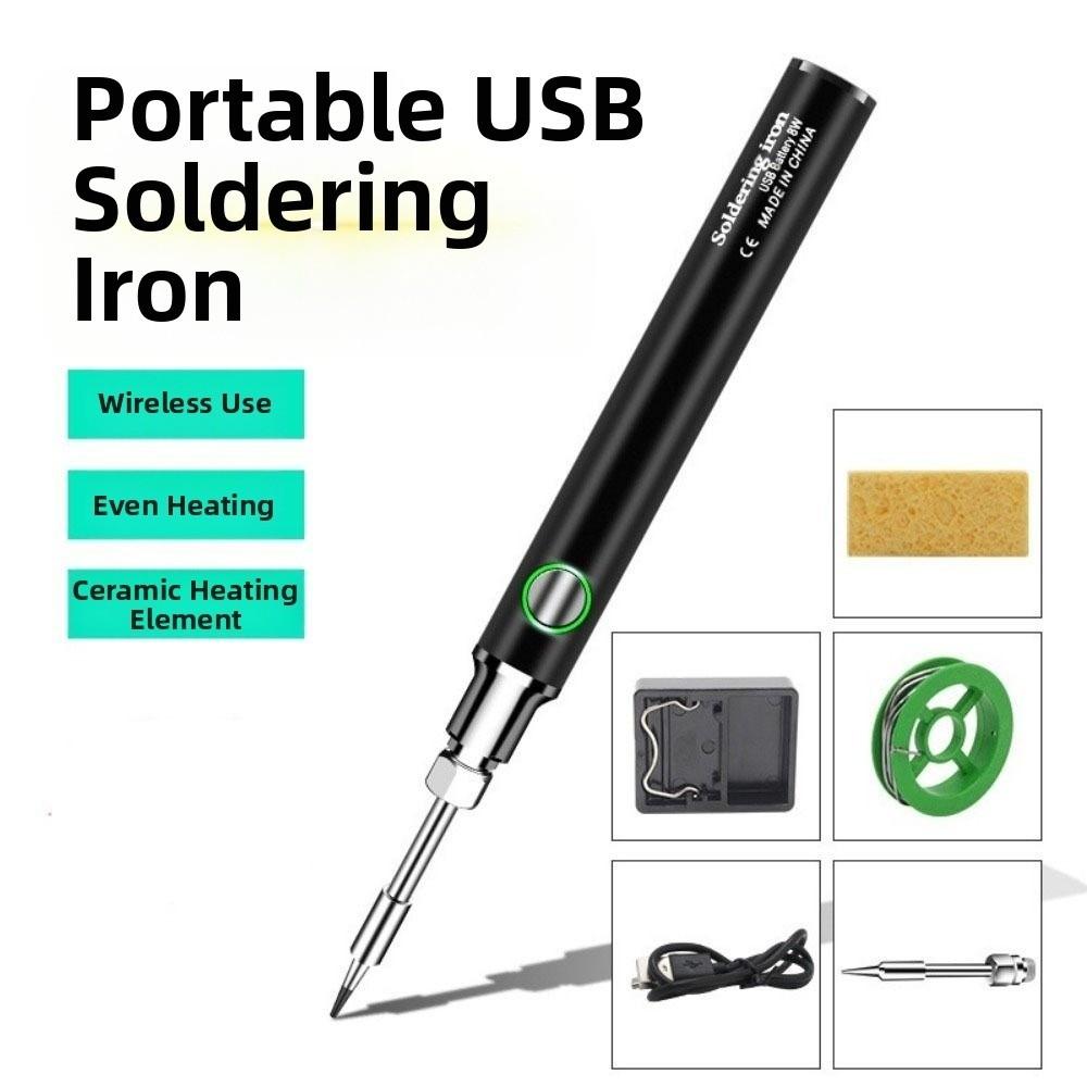 3 Temperature Settings USB Soldering Iron Cordless Burning Wire Pen Electronic Repair