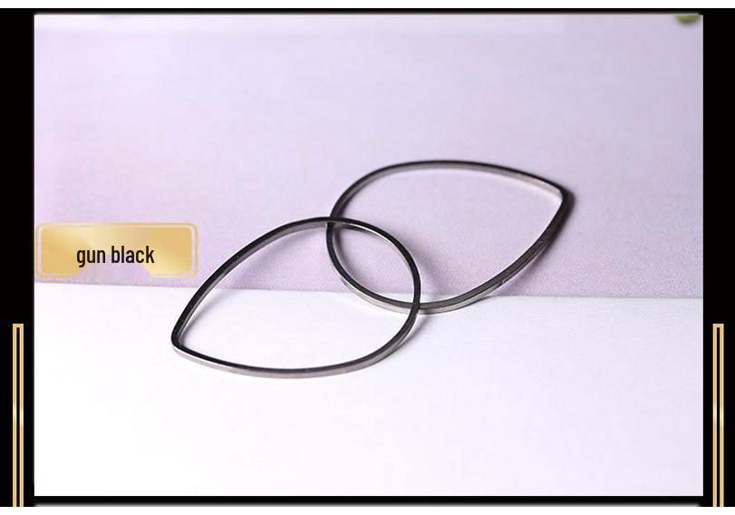 DIY Water Drop Copper Ring & Geometric Earring Accessories - In Stock