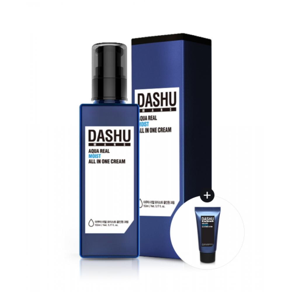 DaShu Men S Aqua Real moiSt All In One Cream 153 Ml + Aqua All In 1 Lotion 30Ml Free