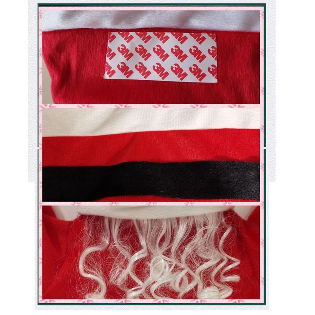 Рождественский подвесной костюм Санты на крыше водосточного желоба, наружное украшение, большой, 5,5 футов, 170 см