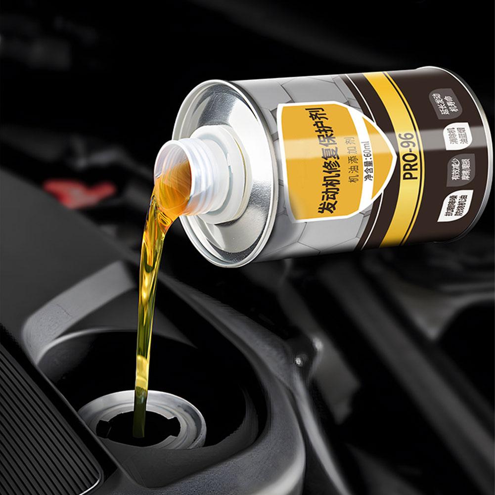 Engine Repair Additive 60ml Cars Engine Anti-Wear Protective Oil Safe Gentle Vehicle Care Cleaner Supplies for Sedans Trucks