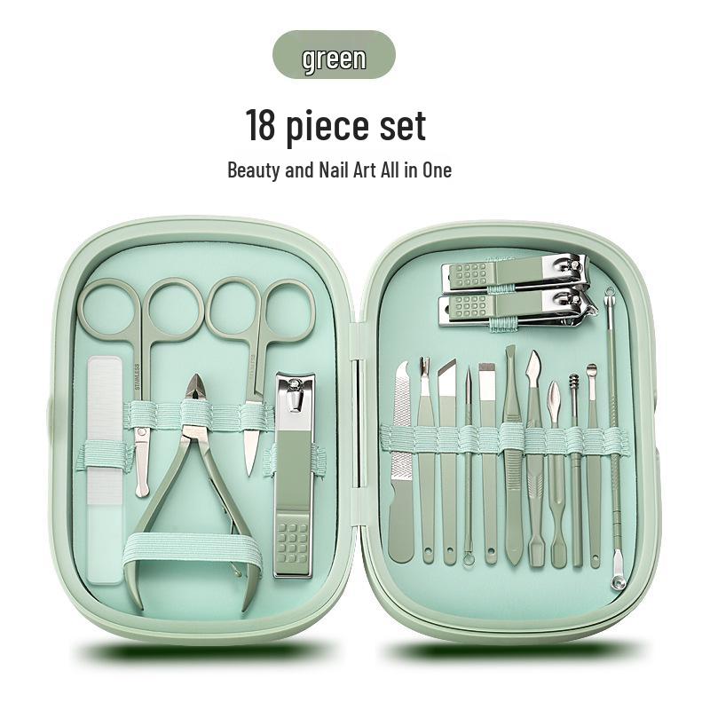 Nail Clipper Set: Manicure Kit with Scissors, Ear Spoon, and Dead Skin Remover