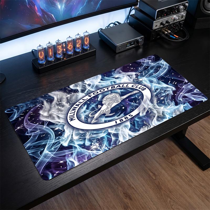 Игровой коврик для мыши Millwall Football Print, большой, противоскользящий, расширенный, для игрового стола, офиса, дома