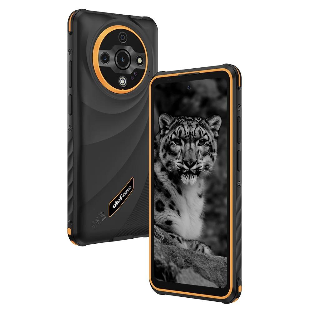 Ulefone Защищенный телефон Armor X31 4G 6,56” Android 15 Смартфон До 12 ГБ ОЗУ 128 ГБ ПЗУ 48 МП NFC Камера ночного видения ИК-излучатель Глобальный