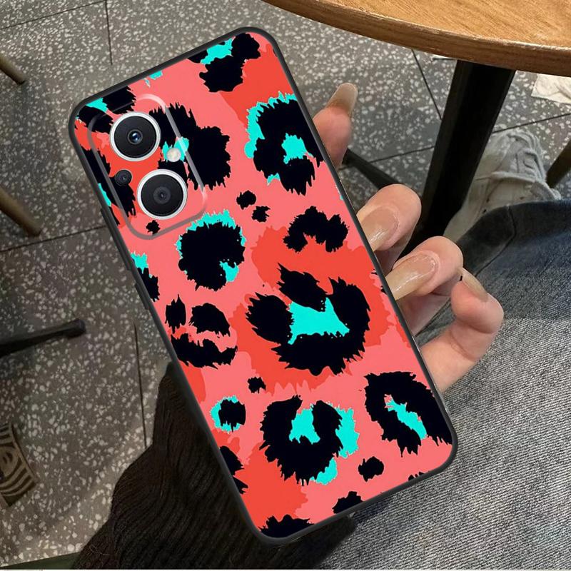 Леопардовая Кожа Для OPPO Reno 14 13 12 11 10 Pro 8T 11F 12F 13F 14F 7 8 Lite OPPO Find X8 X6 X5 X9 Pro Чехол
