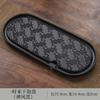 Ceramic Tea Tray Small Household Tray Kung Fu Tea Set Japanese Retro Rectangular Water Storage and Drainage Tea Tray