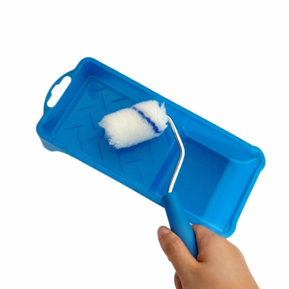 Набор валиков для краски высокой плотности 2 дюйма Гладкая отделка Валик для краски Лоток Безворсовый Мини-валик для краски Покраска стен