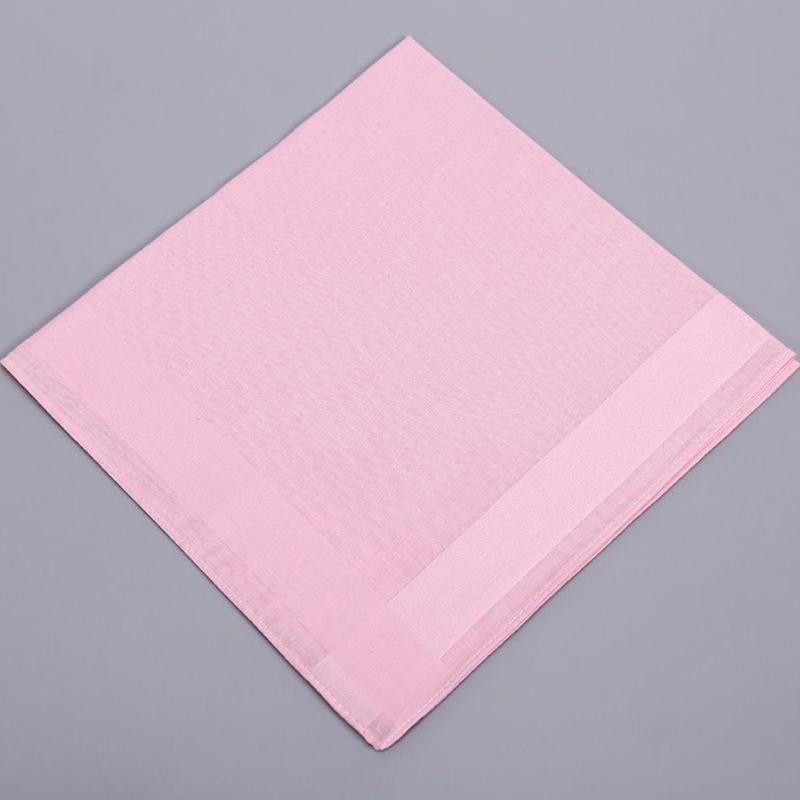 1 шт. полотенце для рук женское однотонное квадратные носовые платки свадебная вечеринка женский хлопок 40x40 см