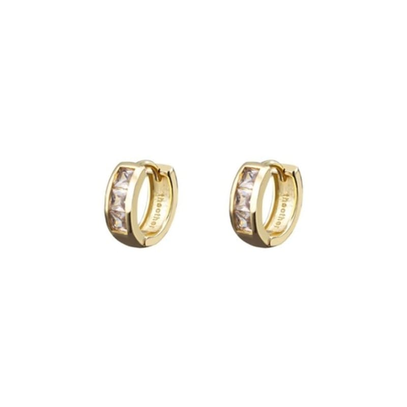 Aora CZ MINI HOOP EARRING DW_273_274