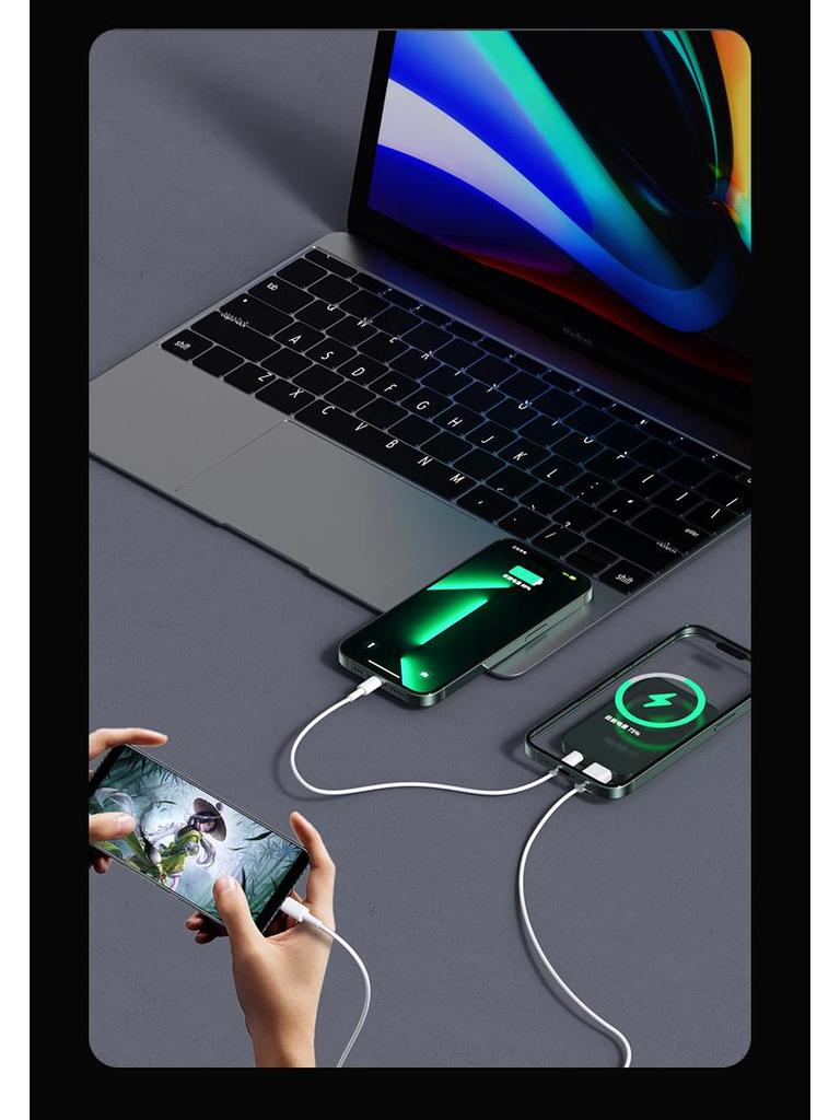 Магнитный беспроводной внешний аккумулятор MagSafe мощностью 22,5 Вт - 10000 мАч, сверхбыстрая зарядка, новинка