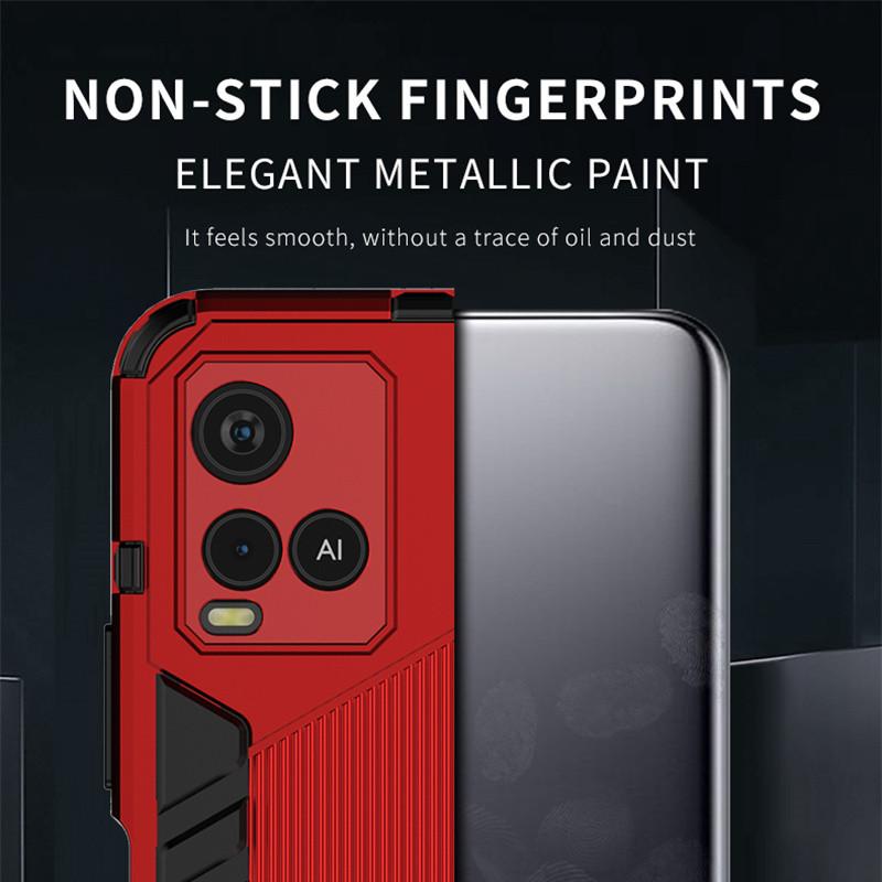 Для Vivo Y33S чехол для Vivo Y33S Capas PC задняя противоударный держатель бампера для телефона подставка чехол для Vivo Y33S Y 33 S Fundas