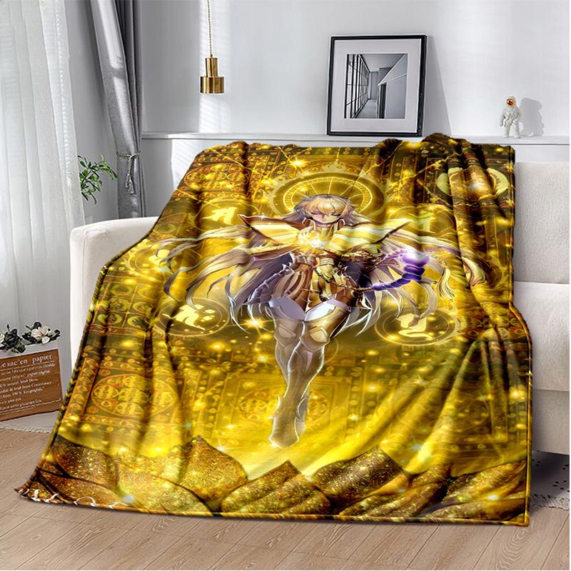 3D Ретро Saint Seiya одеяло с героями мультфильмов, мягкое одеяло для дома, спальни, кровати, дивана, пикника, путешествия, офиса, одеяло, детское одеяло
